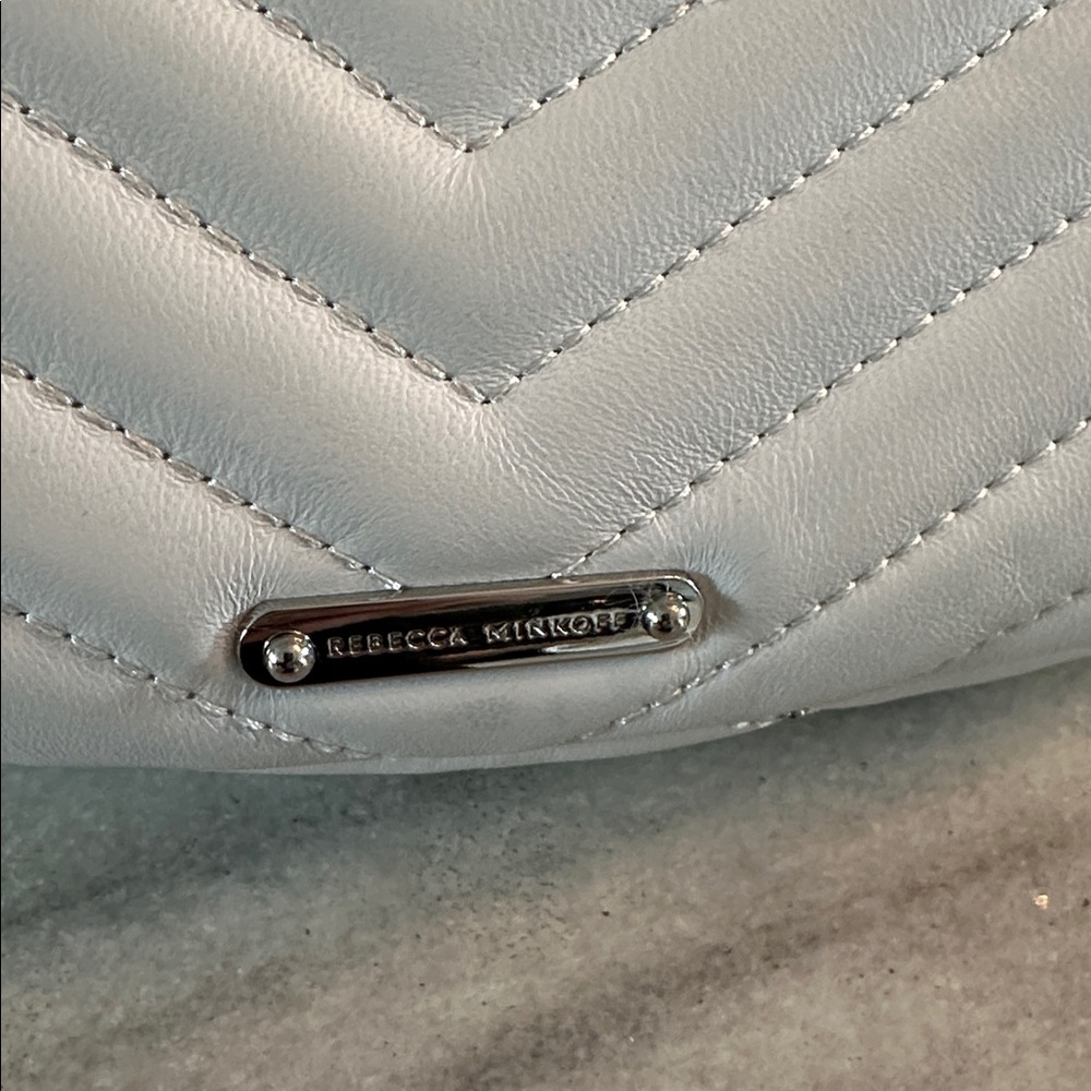 REBECCA MINKOFF QUILTED/STUDDED SLING BAG/BUM BAG 😊NWOT - Picture 6 of 9